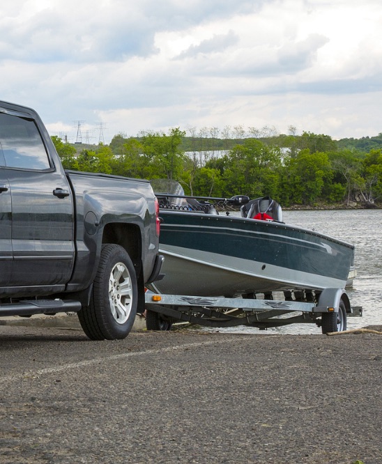 Boat on Boat Ramp